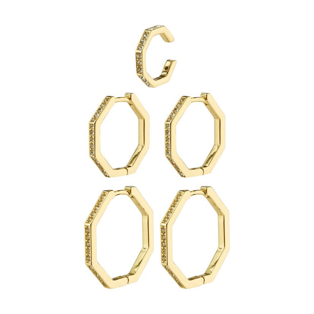 HANNA SCHÖNBERG x PILGRIM 3-in-1 Earrings Set