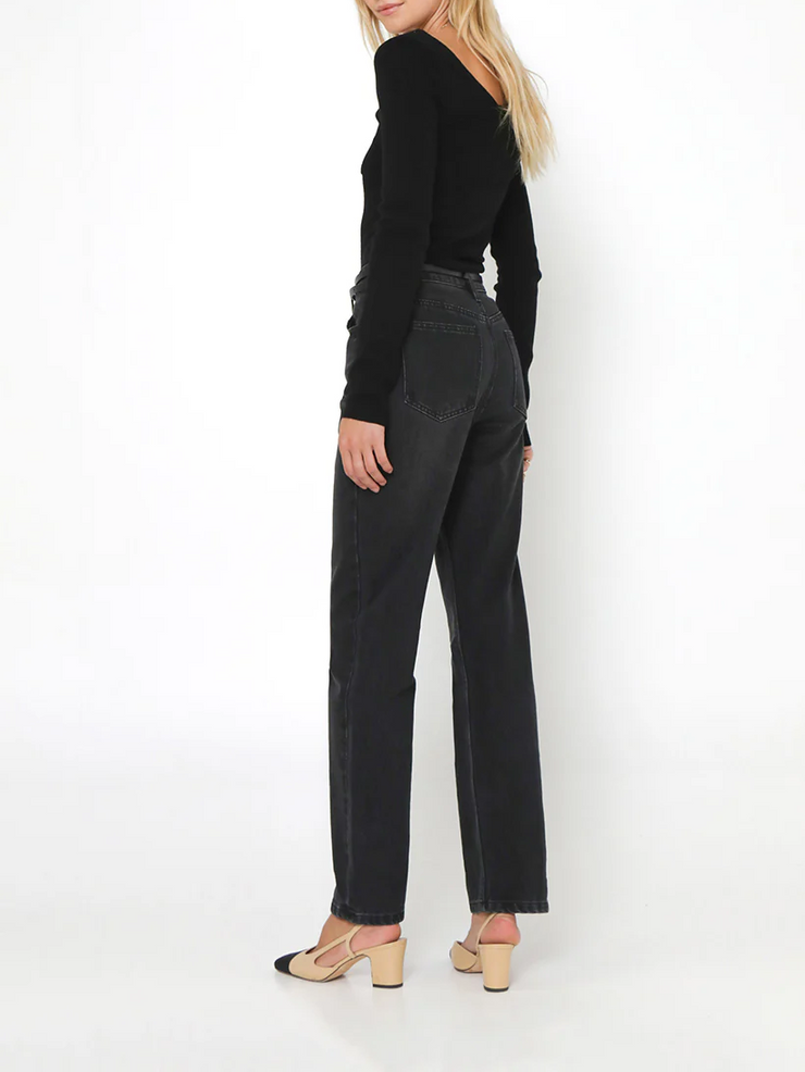 MADISON THE LABEL Petra Asymmetrical Knit Top