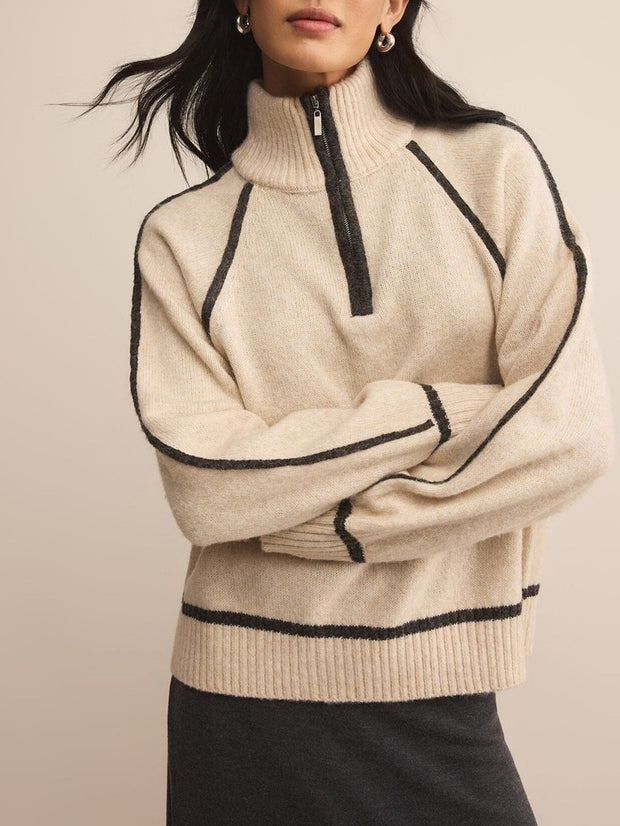 Z SUPPLY Alps Half Zip Sweater