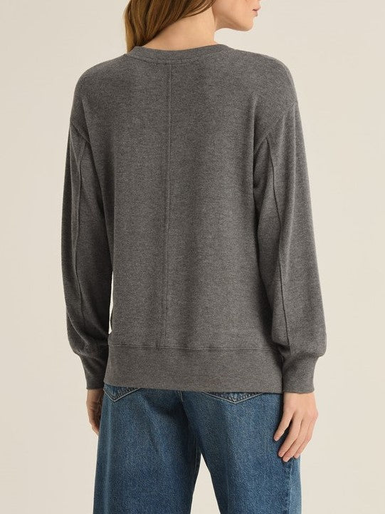 Z SUPPLY Wilder Cloud V-Neck Long Sleeve Top