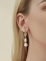 27 Pearl Knot Earrings