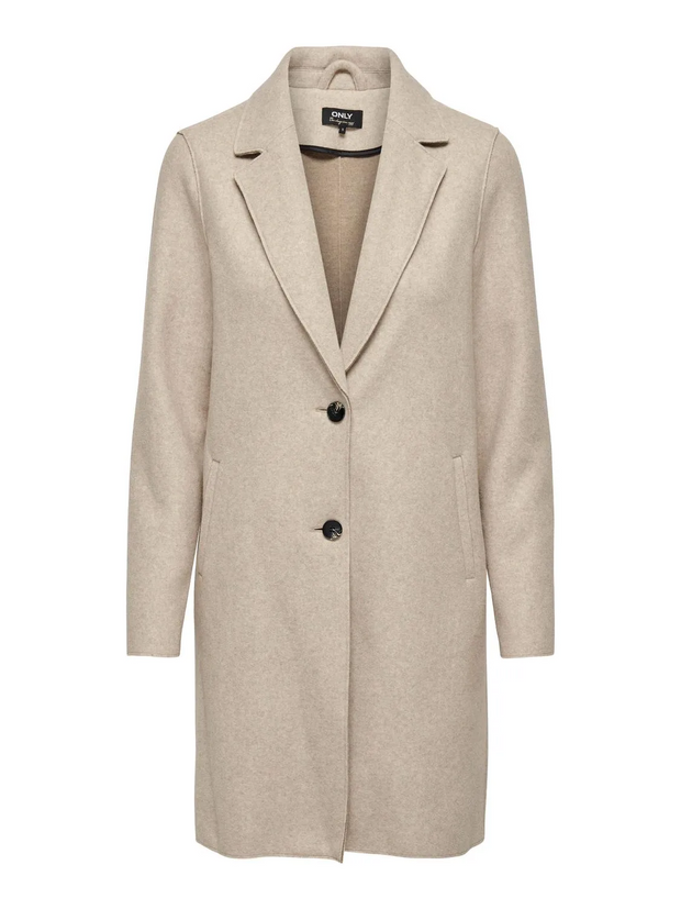 ONLY Carrie Single Breasted Long Coat