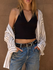 FREE PEOPLE Still Here Halter Cami