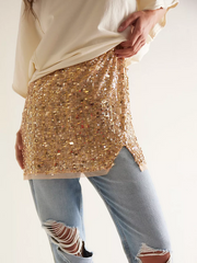 FREE PEOPLE Midnight Kiss Mini Slip Dress