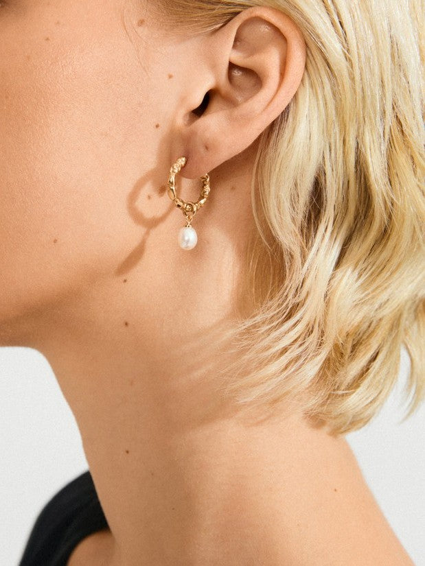 PILGRIM Shift Pearl Earrings