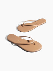 TKEES Lily Leather Flip Flop Sandal