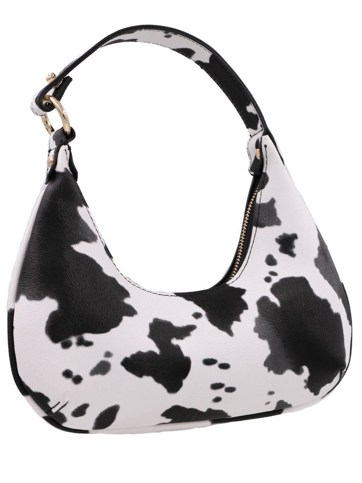 27 Lainey Cow Print Shoulder Bag
