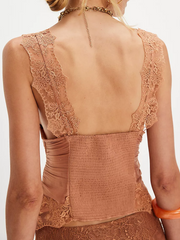 FREE PEOPLE Elena Lace Tank