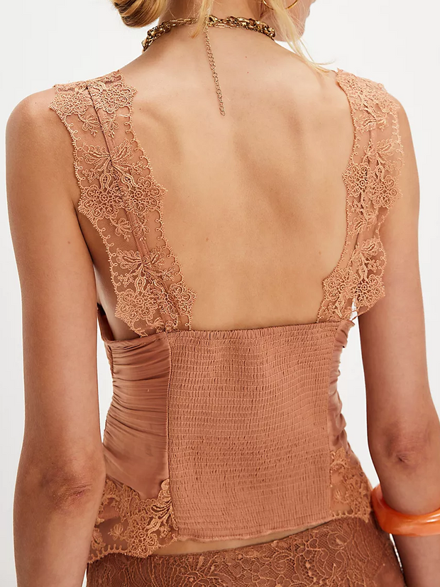 FREE PEOPLE Elena Lace Tank