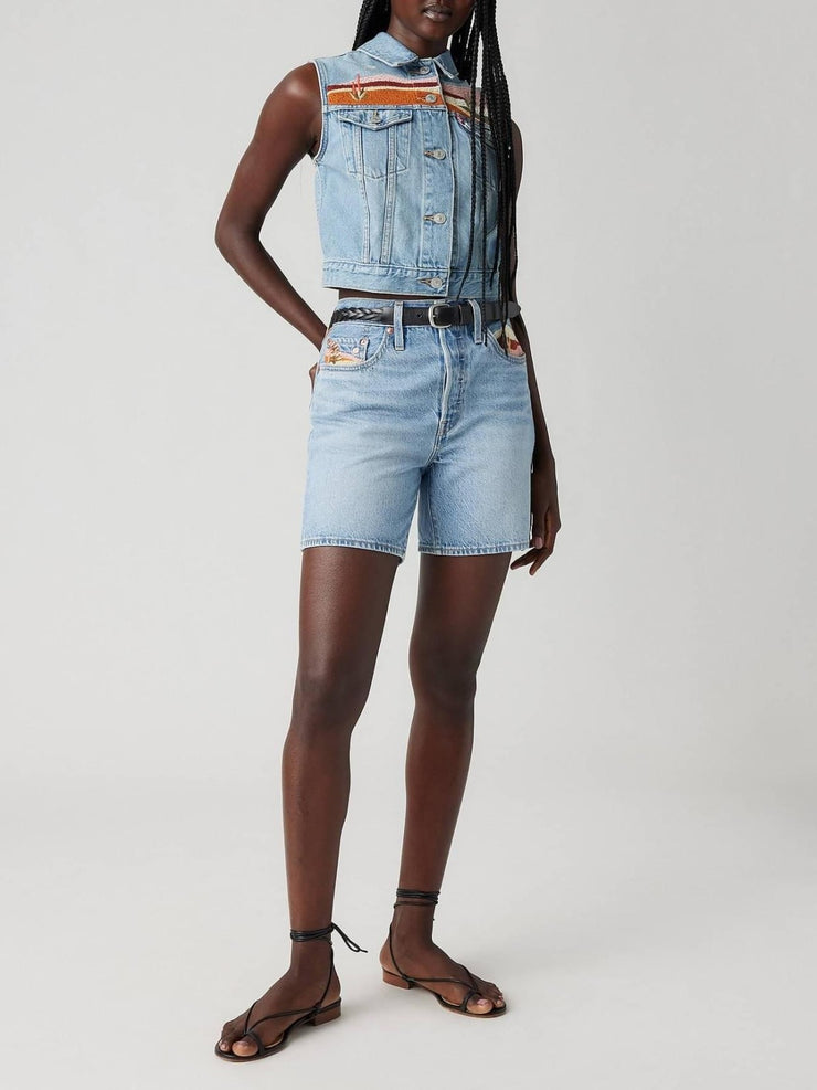 LEVI'S 501 Mid Thigh Short - Desert Utopia