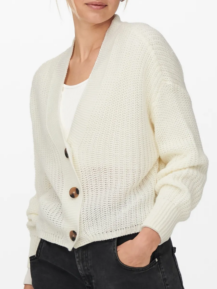 ONLY Carol Knit Button Front Cardigan