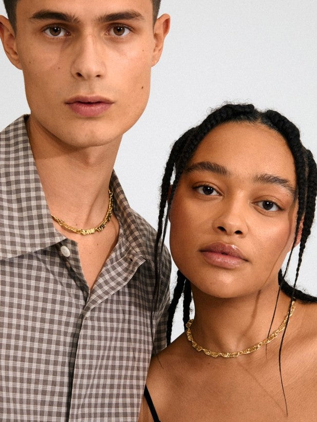 PILGRIM Instant Textured Chain Necklace