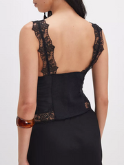 FREE PEOPLE Elena Lace Tank
