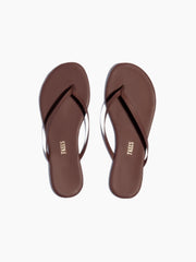 TKEES Lily Leather Flip Flop Sandal
