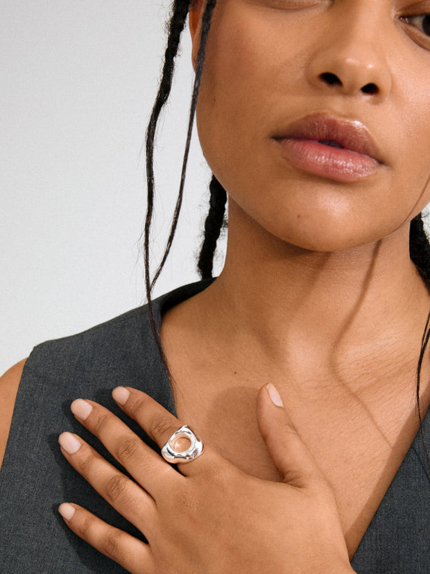 PILGRIM Free Organic Shaped Ring