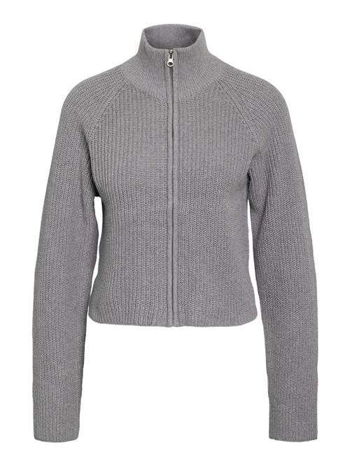 NOISY MAY Serena Zip Cropped Knit Cardigan