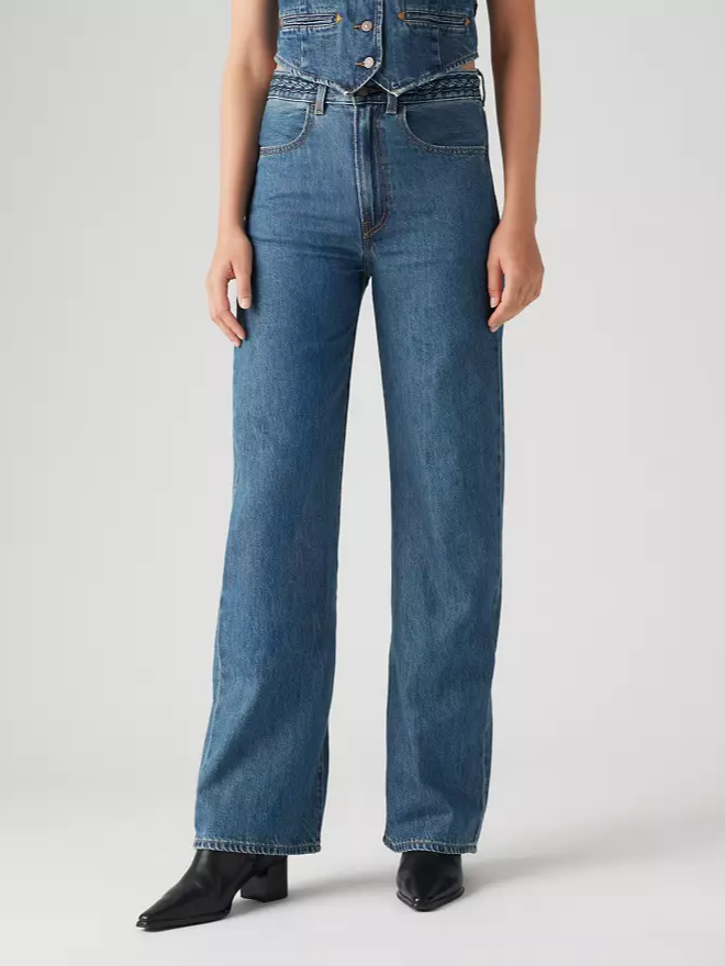 LEVI'S Ribcage Wide Leg Braided Jean