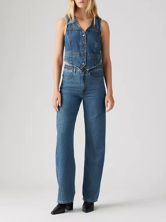 LEVI'S Ribcage Wide Leg Braided Jean