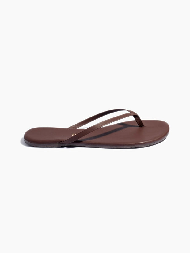 TKEES Lily Leather Flip Flop Sandal
