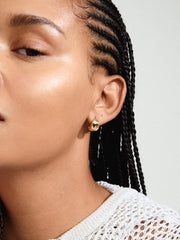 PILGRIM Jua Chunky Huggie Hoop Earrings