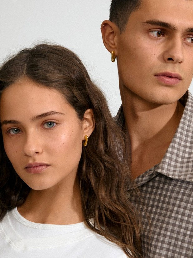 PILGRIM Free Hoop Earrings