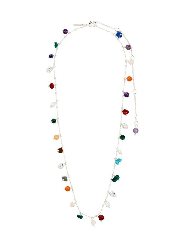 PILGRIM Between Stone Charm Necklace