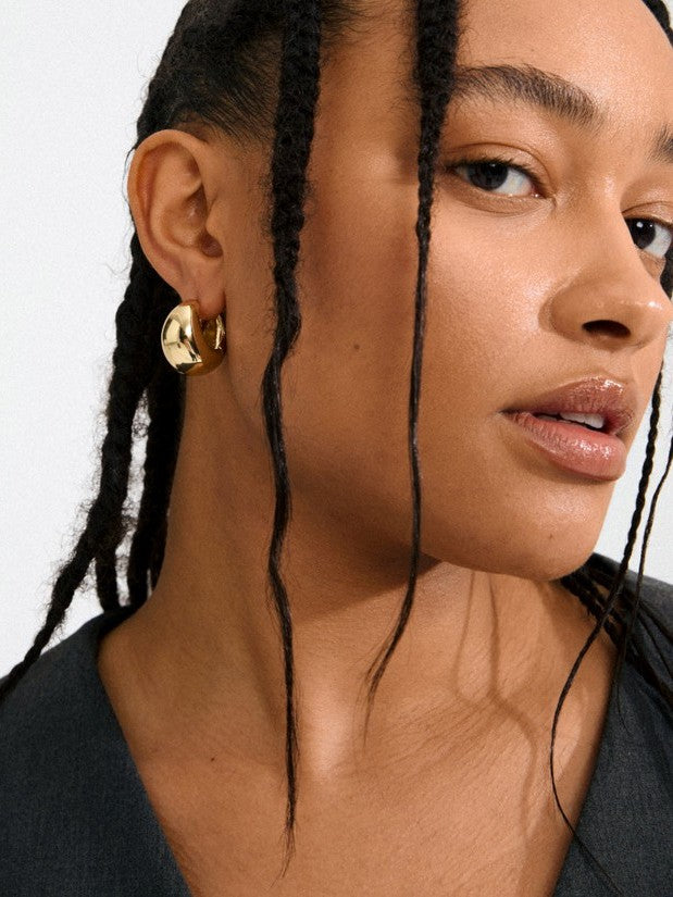 PILGRIM Free Chunky Hoop Earrings