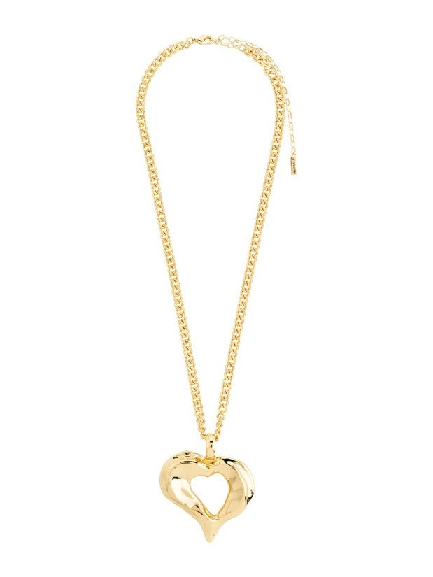 PILGRIM Tide Heart Pendant Necklace