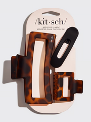 KITSCH Assorted Claw Clip 3 Piece Set
