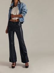 FREE PEOPLE Glow Up Faux Leather Pant
