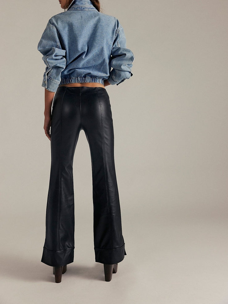 FREE PEOPLE Glow Up Faux Leather Pant