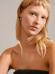 PILGRIM Daisy Hoop Earrings