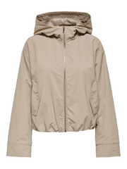 ONLY Bea Hooded Zip-Up Nylon Jacket