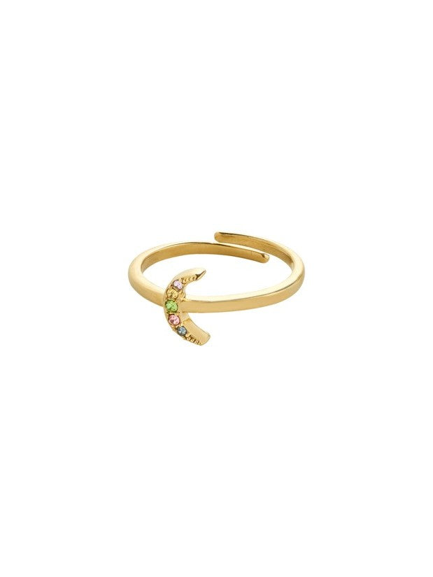 PILGRIM Lulu Moon Stack Ring