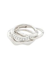 PILGRIM True 3-in-1 Ring Set