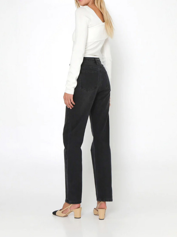 MADISON THE LABEL Petra Asymmetrical Knit Top