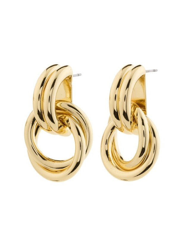 PILGRIM Agni Double Hoop Earrings