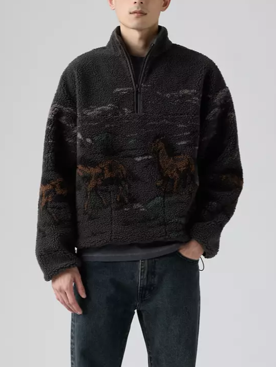 LEVI'S Idyllwild Sherpa Popover Jacket