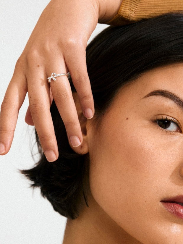 PILGRIM Lulu Bow Stack Ring