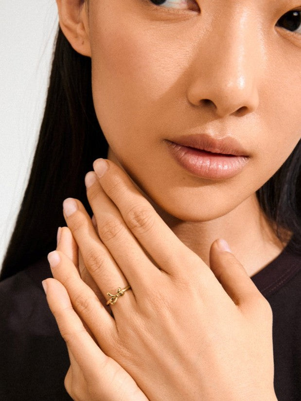 PILGRIM Lulu Bow Stack Ring