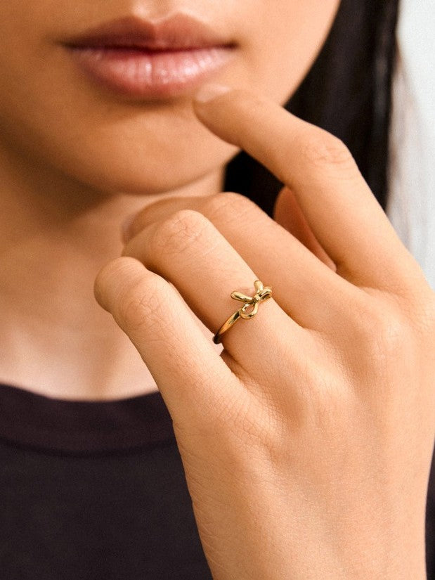 PILGRIM Lulu Bow Stack Ring