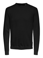 ONLY + SONS Men's Alex Long Sleeve Crew Knit Shirt