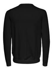 ONLY + SONS Men's Alex Long Sleeve Crew Knit Shirt
