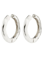 PILGRIM Believe Hammered Hoop Earrings