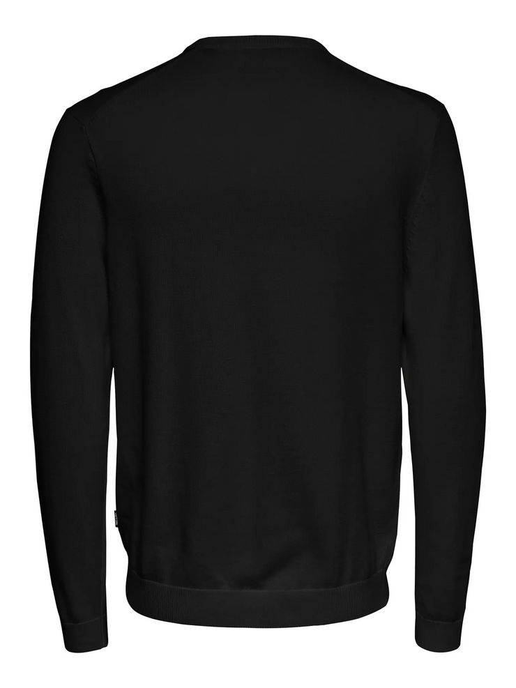 ONLY + SONS Men's Alex Long Sleeve Crew Knit Shirt