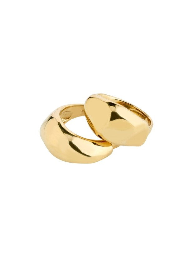 PILGRIM Dune 2-in-1 Ring Set