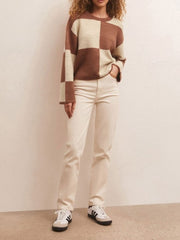 Z SUPPLY Rosi Blocked Sweater