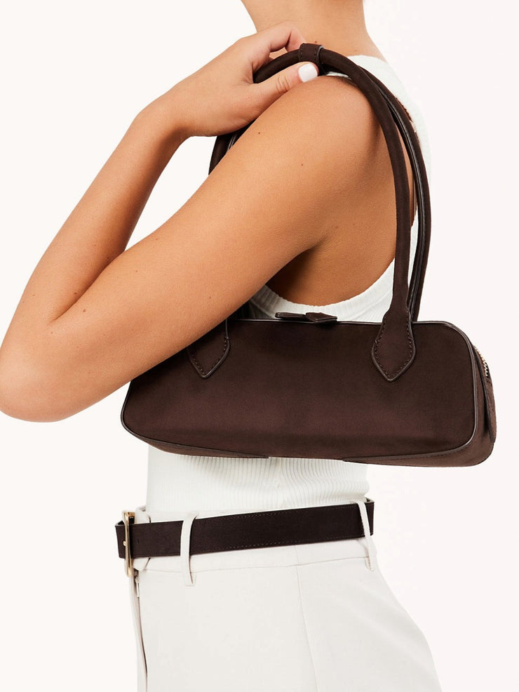 BILLINI Gia Faux Suede Shoulder Bag