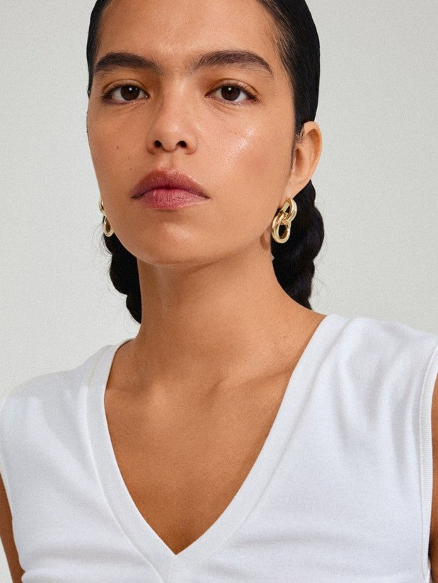 PILGRIM Agni Double Hoop Earrings
