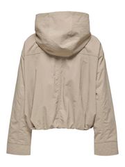 ONLY Bea Hooded Zip-Up Nylon Jacket